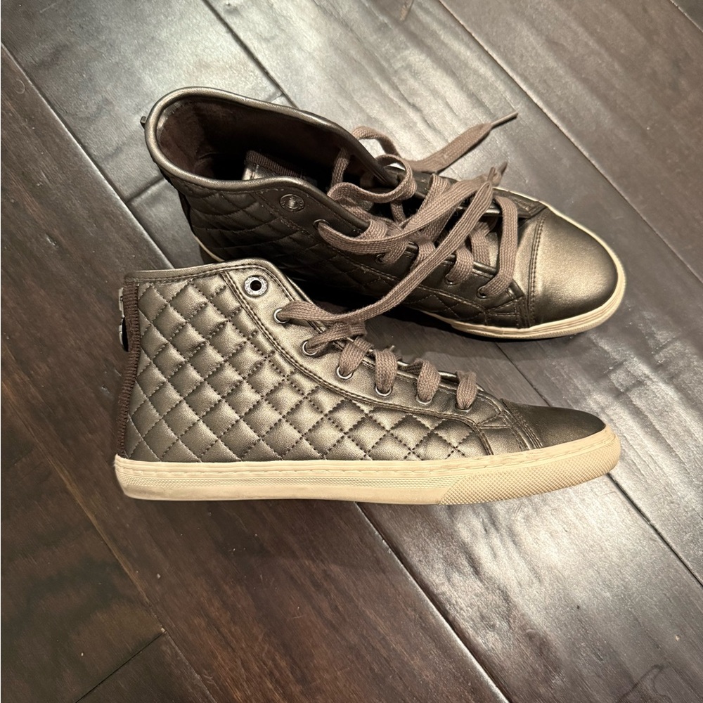 Geox Black High-Top Sneakers